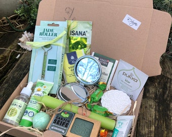 Natur Geschenkbox "Frühling" grün, tolle Sachen, Gift Box, Wellness