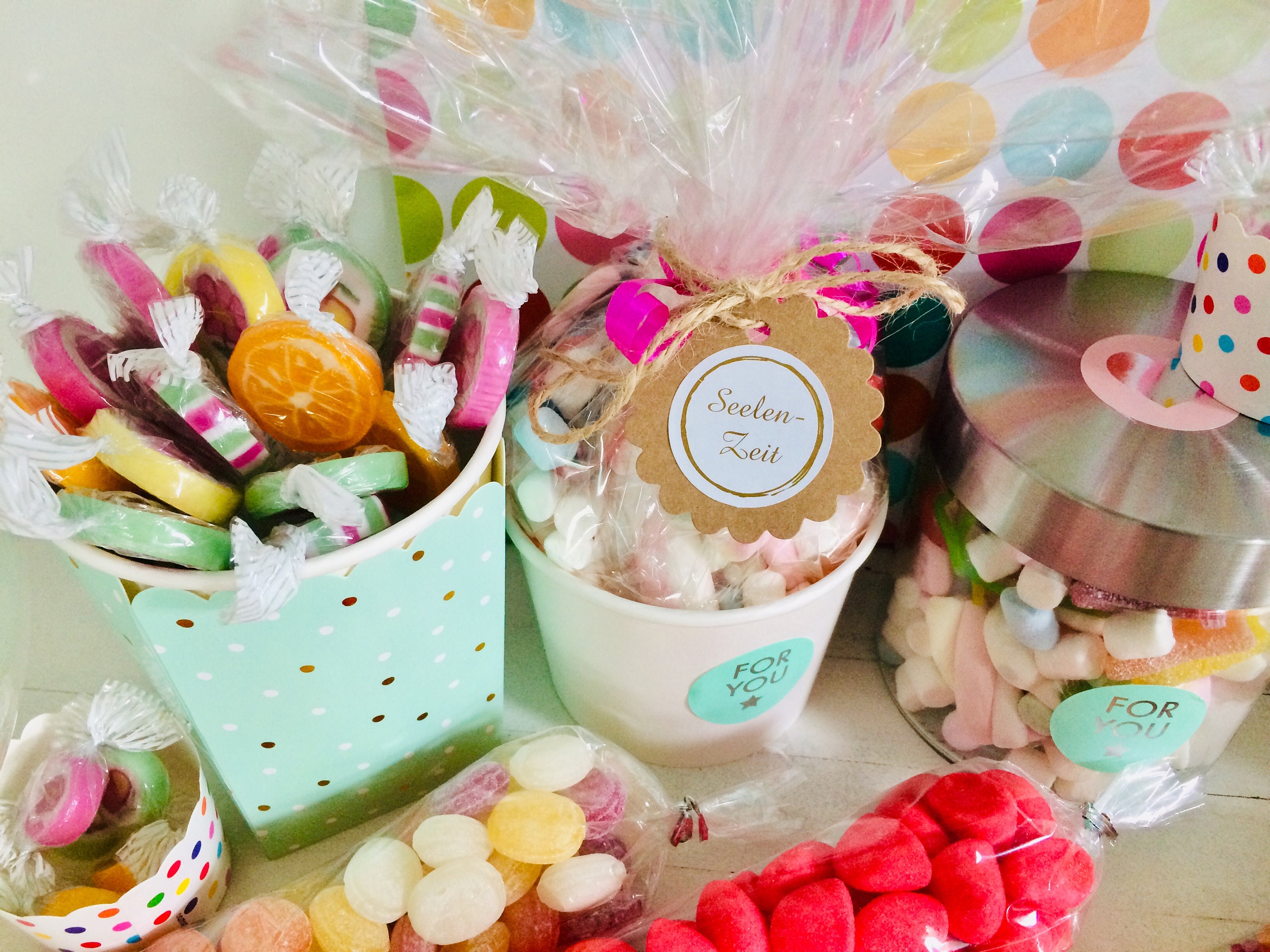100 Stück Süßigkeiten-Buffetbeutel Aus Papier – 12,7 X 17,8 Cm, Lebensmittelecht, Für Partys & Events