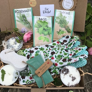 Confezione regalo NATURA, giardiniere, giardino, fiori