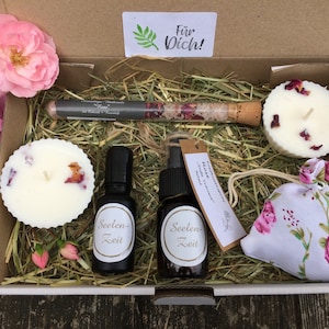 Caixa de presente NATURE &quot;ROSE&quot;, conjunto de spa, presente de relaxamento, caixa de autocuidado, bem-estar