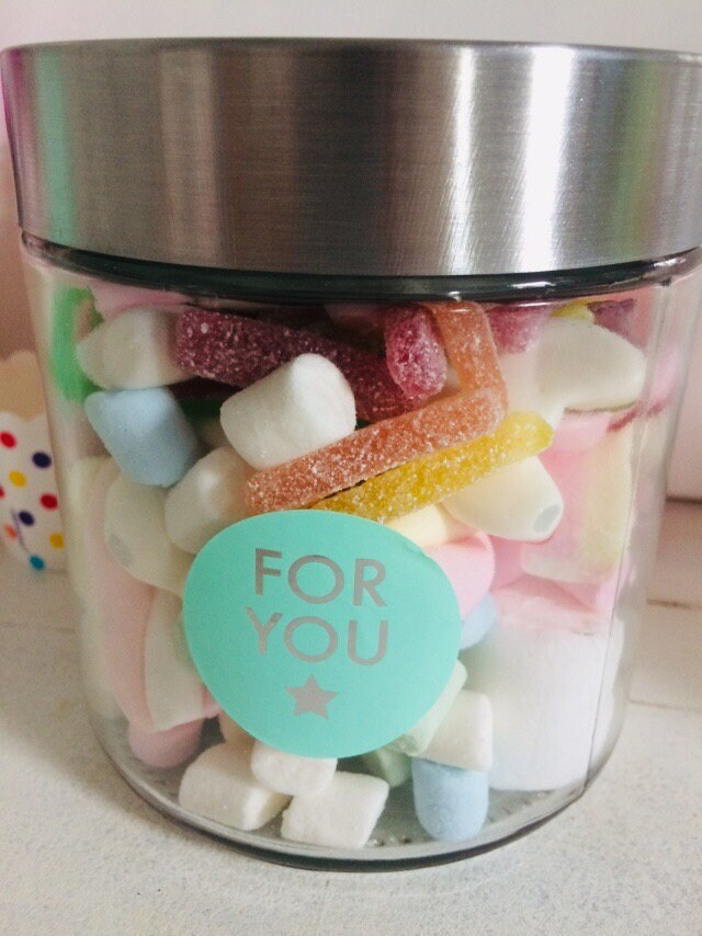 Süßes im Glas Geschenk for you Fruchtgummis Marshmallows Etsy
