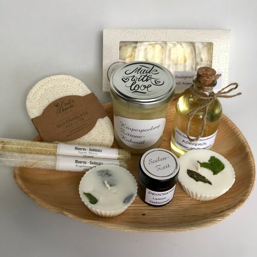 NATUR SPA Set, Wellness Gift Set, Self Care, Many Articles
