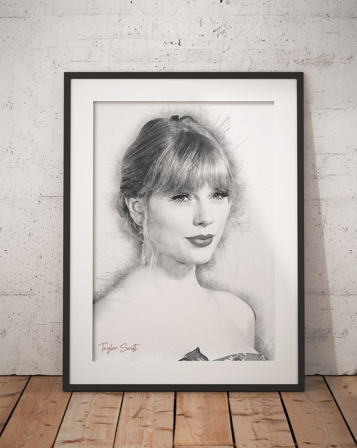 TAYLOR SWIFT DIGITAL Download Poster Print Framed Gift Room Etsy(01)
