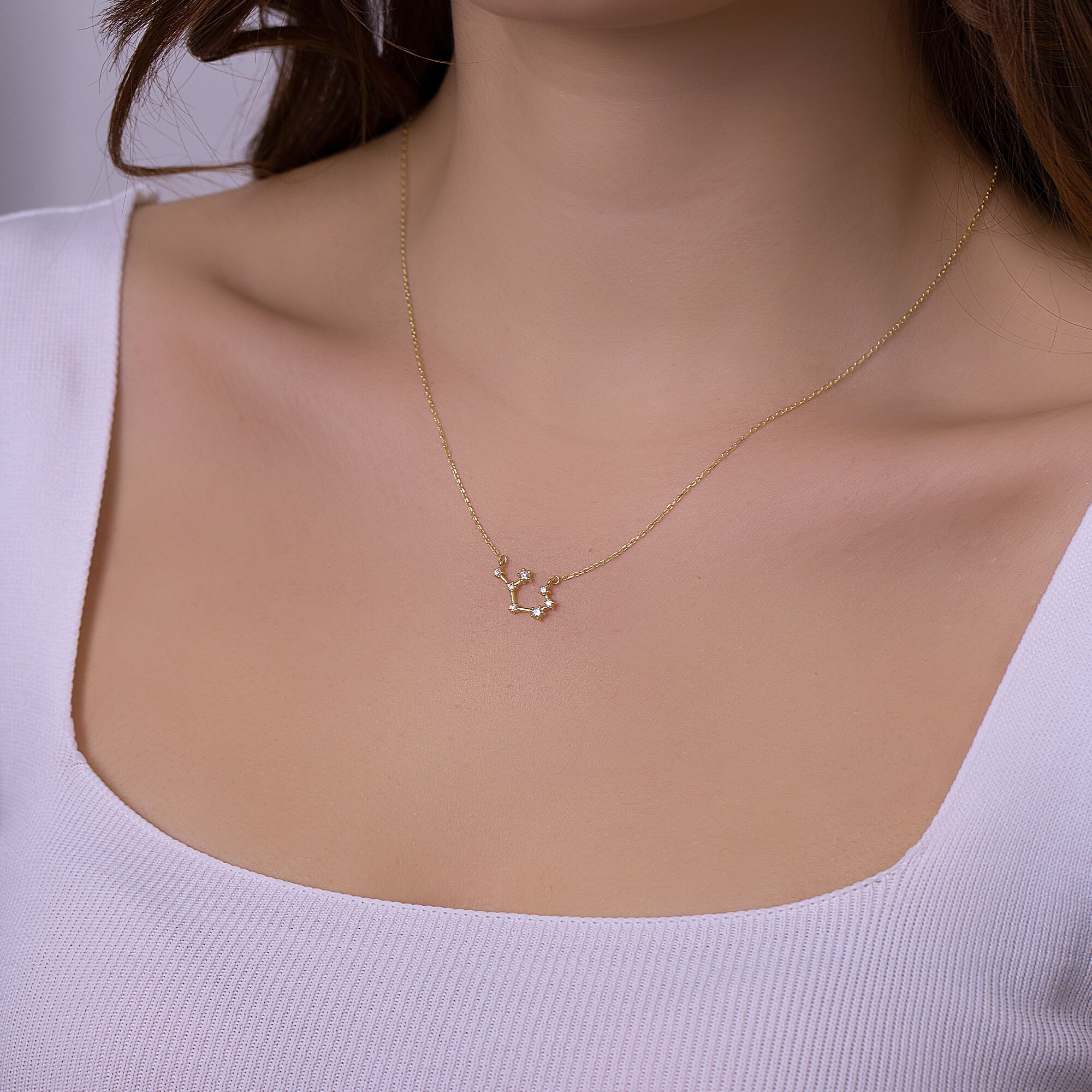 Zodiac Necklace, Zodiac, Best Friend Gift, Zodiac Jewelry, Constellat…