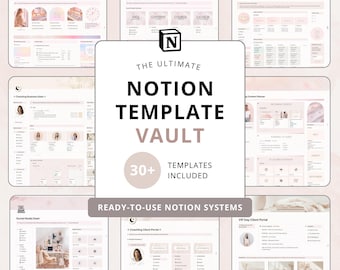 Notion Template Bundle for Business and Life Planning