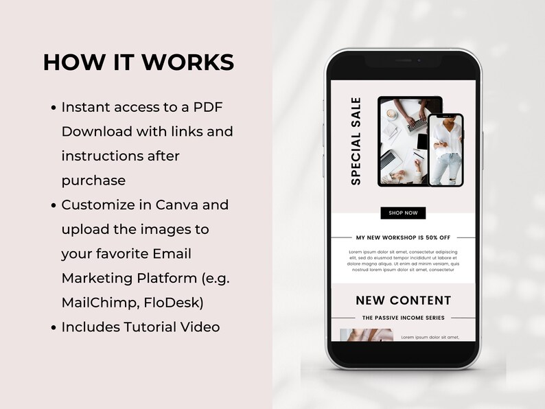 Email Marketing Canva Template Bundle Newsletter Canva Etsy
