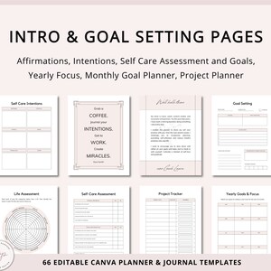 Self Care Planner Canva Template | Self Care Journal | Canva Template ...