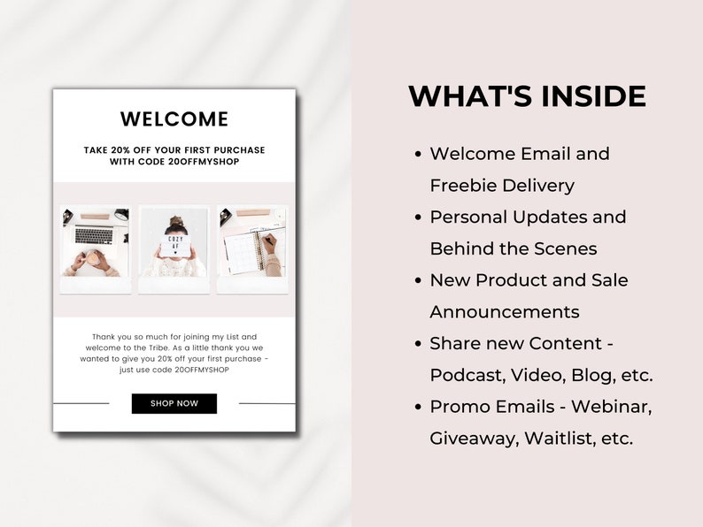 Email Marketing Canva Template Bundle Newsletter Canva Etsy