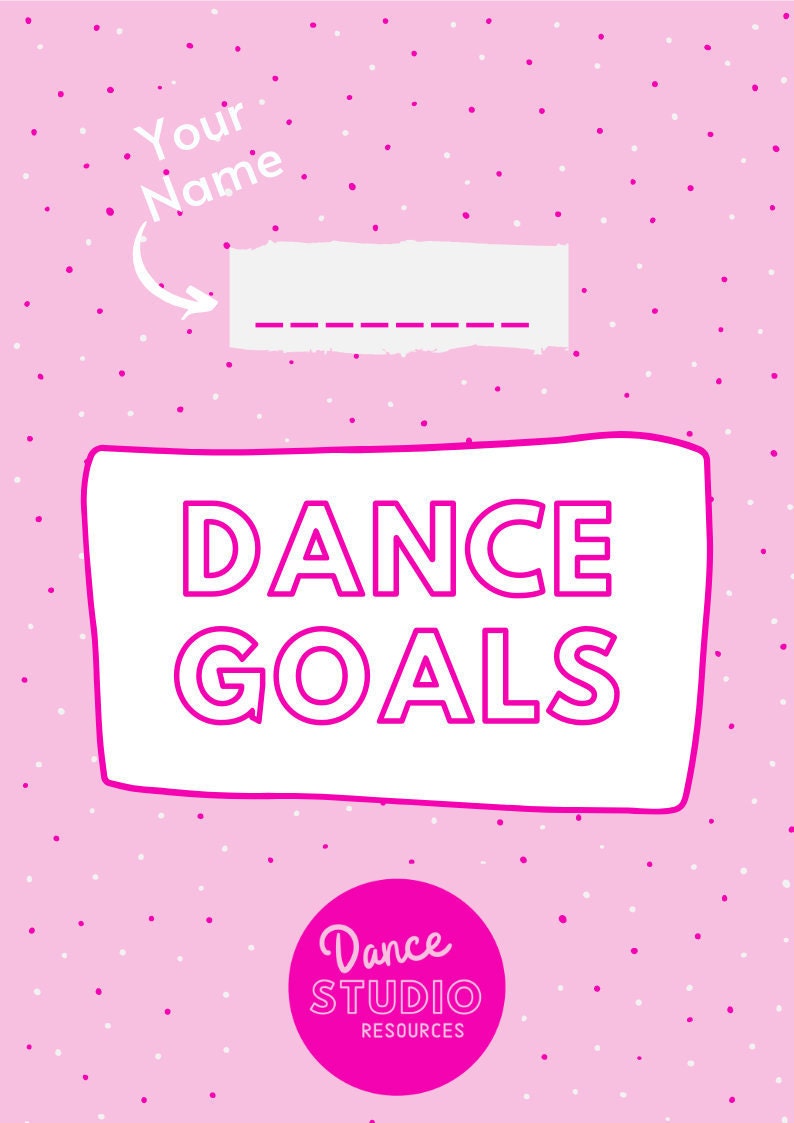 PDF Printable DANCE GOALS Guide Educational Goal Setting | Etsy