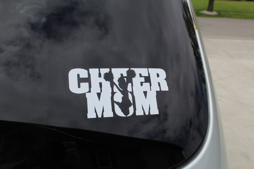 5 Inch Cheer Mom Vinyl Decal, Car, Window, Laptop, Quality Oracle Vinyl ...
