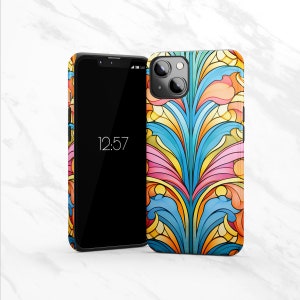 Art Nouveau Art Deco Inspired Timeless Elegance | Tough Case Cell Phone Accessories, Colorful Fun Apple iPhone, Samsung Galaxy, Google Pixel
