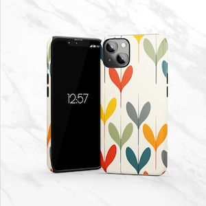 Mid Century Modern | Timeless Chic, Tough Case, Contemporary MCM Phone Case Phone Accessories Apple iPhone, Samsung Galaxy, Google Pixel