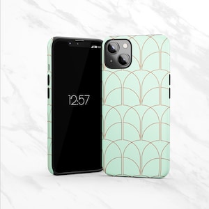 Art Deco Inspired Timeless Elegance | Tough Case Cell Phone Accessories, Luxury Sophistication, Apple iPhone, Samsung Galaxy, Google Pixel