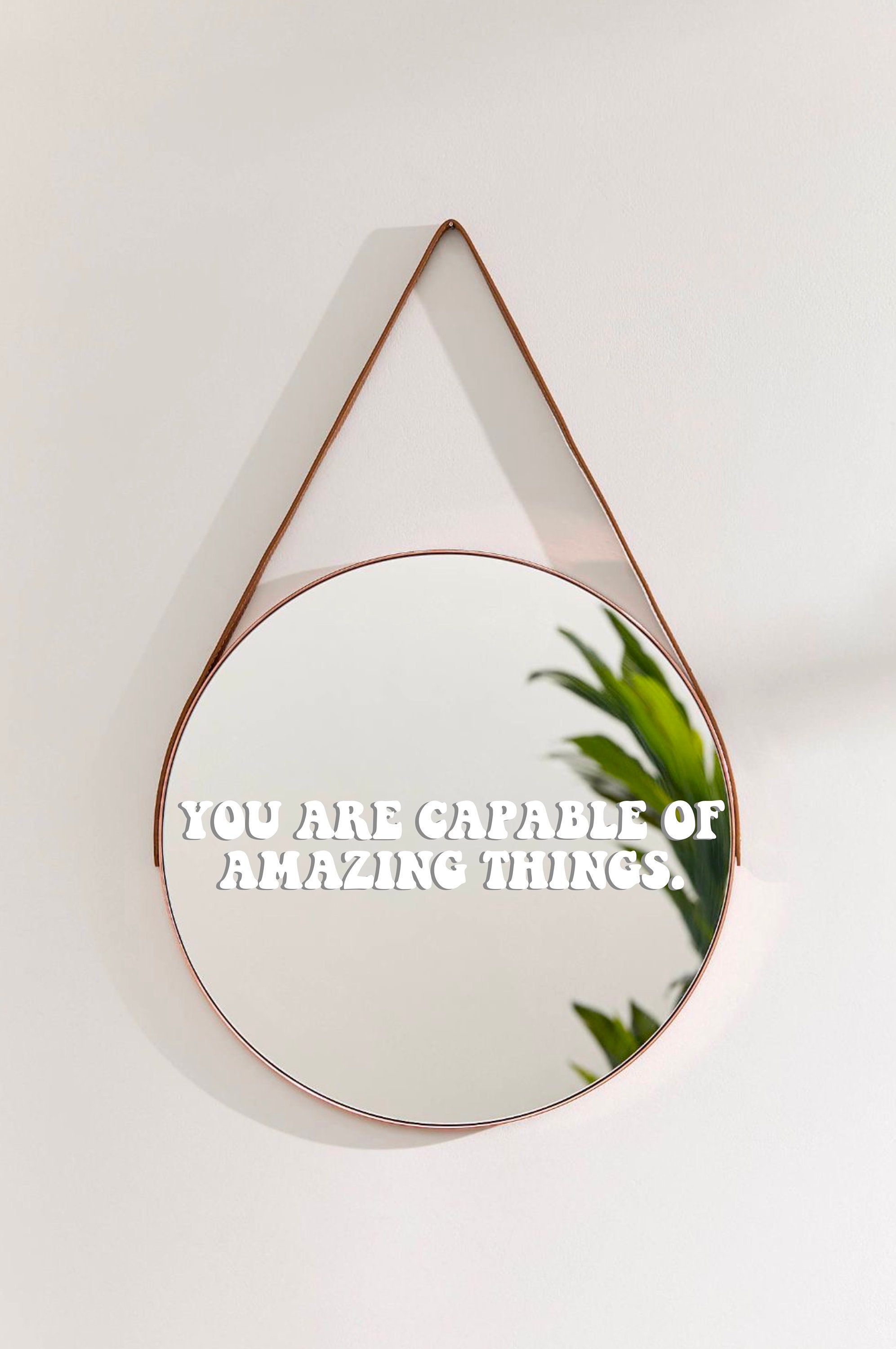 Self Love Mirror Decal/sticker Mirror Quote Affirmation Etsy