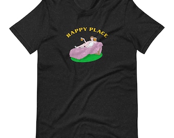 Happy Gilmore, Adam Sandler, Golf Shirt, Retro Vintage Movie Shirt, Happy Place, Unisex Shirt, Funny Dream, Movie Shirts, Fantasy Beer Girl