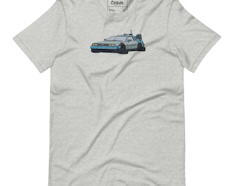 Back to the Future, DeLorean, Marty McFly Short-Sleeve Retro Unisex T-Shirt