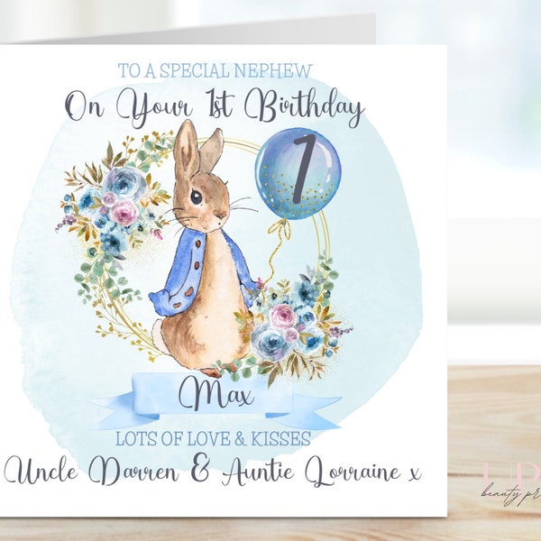 Peter Rabbit Geburtstagskarte „Brother“ – Premium Grußkarte Mit Buntem Design, 232x156 Mm