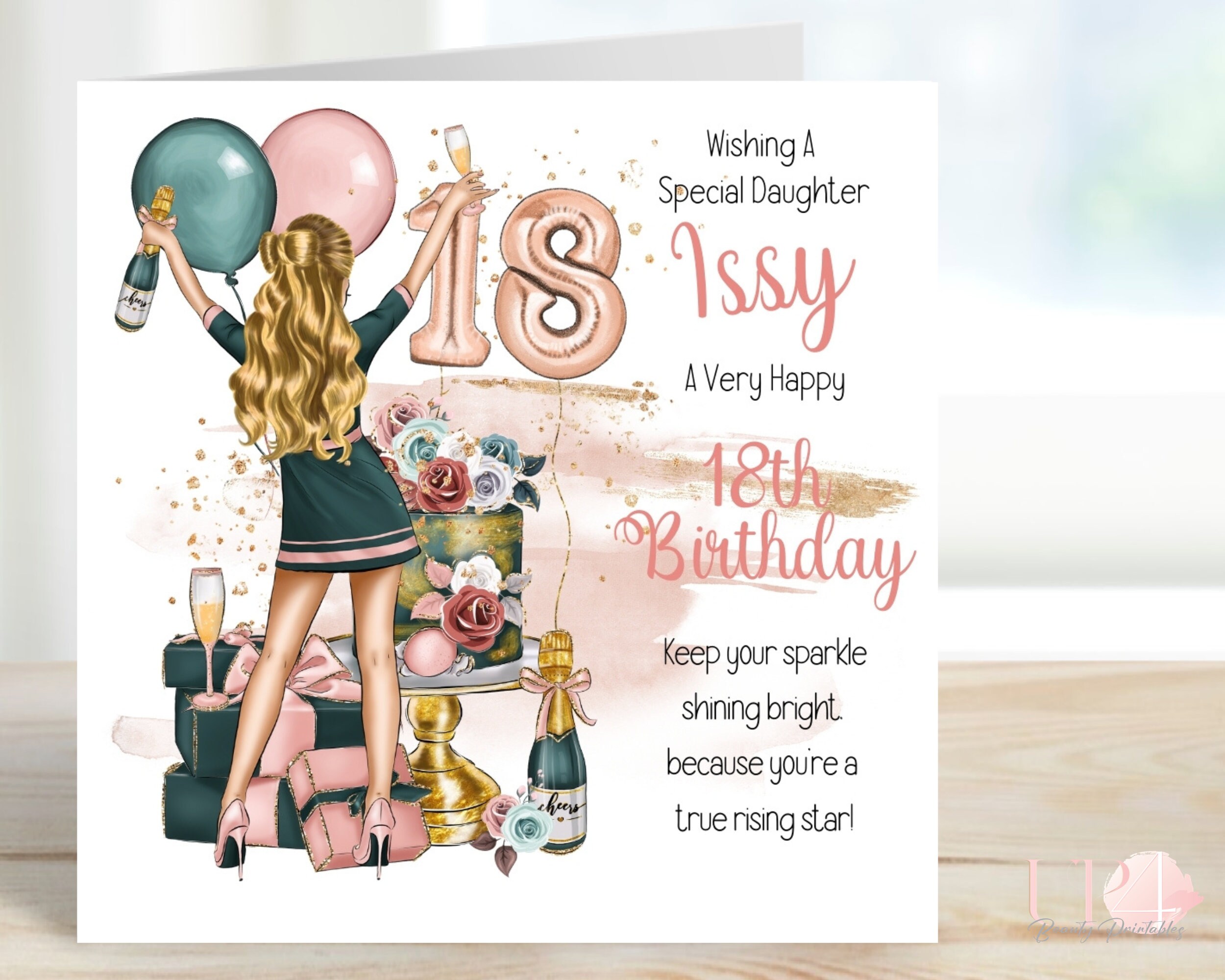 Personalised Teenage Girl Card Personalised Birthday Card -  Portugal