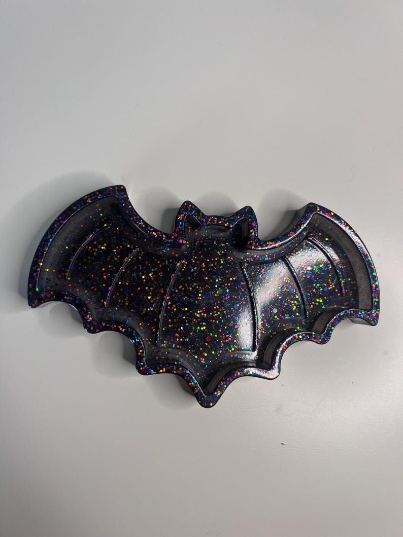 Bat Trinket Dish, Halloween Holder, Bat Organizer Dish - Etsy