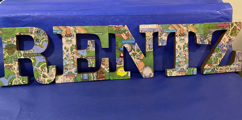 Handmade Disney World Sign Letters, Walt Disney World, Disneyland ...