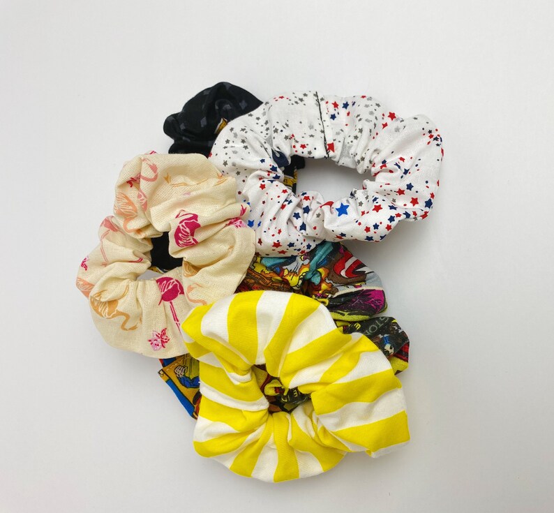 Elastic Scrunchies / VSCO Girl Scrunchies / Hair Tie / Hair Etsy