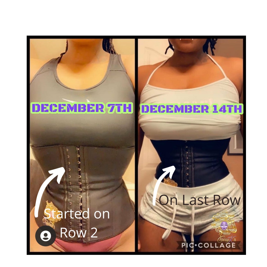 Waist Training Before and After  Corset before and after, Lace