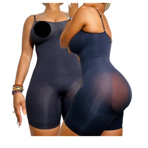 Traje de faja sin costuras para mujeres Control de abdomen Levantador de  glúteos Modelado corporal invisible debajo del vestido Correa adelgazante  Tanga Ropa interior para mujeres entrenador Body Sh