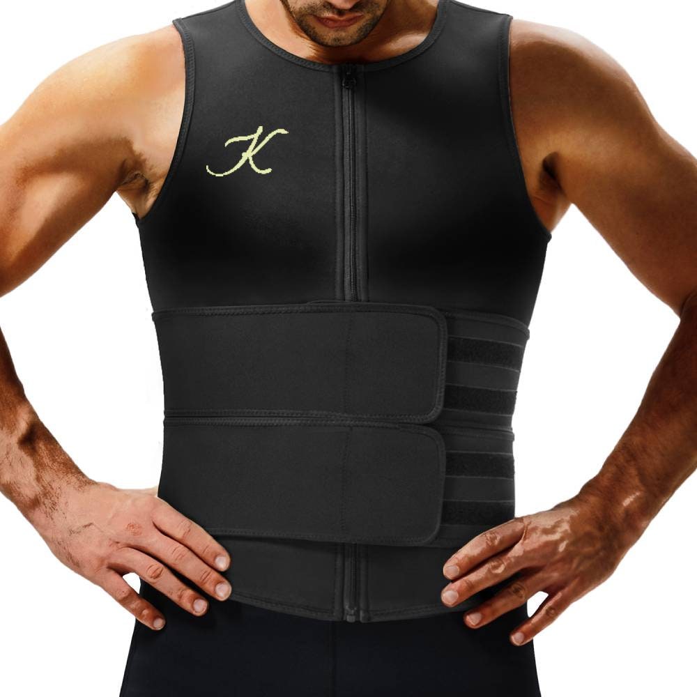 Men's Slimming Body Shaper Tummy Belly Compression Corset Vest