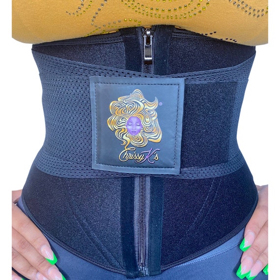 Waist Trainer Chrissyk s Zipme 2.0 Waist Trainer Corset Back Support No Latex Best Waist Trainer Weight Loss Waist Cincher Etsy