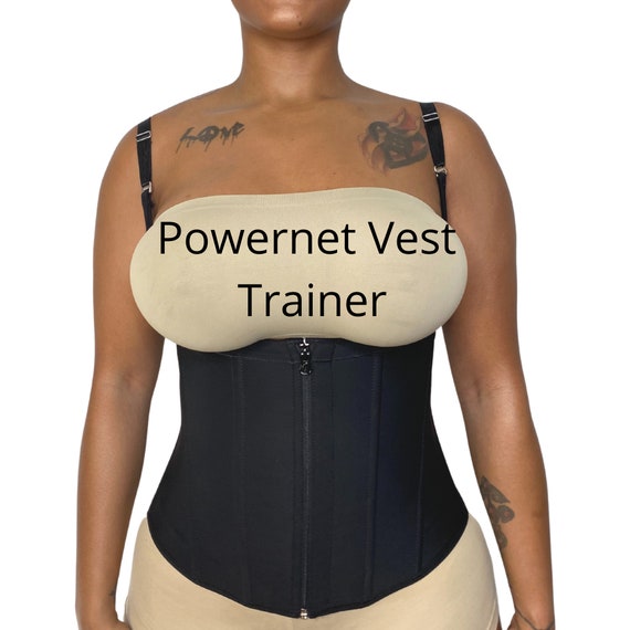 Waist Trainer Vest Chrissyk's Powernet Vest Back Support Correct