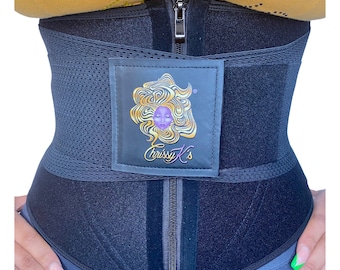 Waist Trainer for Women ChrissyK s ZipMe 2.0 Best Waist Trainer Back Support Burn Tummy Fat Train Your Waist No Latex