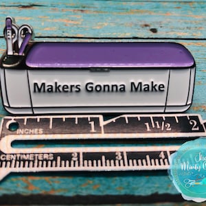 Craft Cutting Machine Enamel Pin/ Makers Gonna Make Craft Pin/ Perfect Gift for Crafters