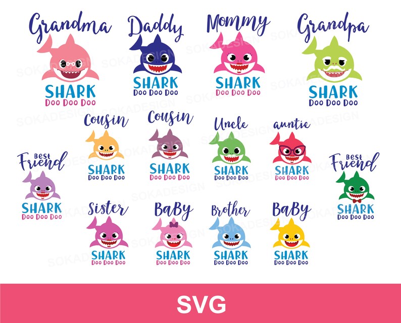 Free Free Auntie Shark Svg 545 SVG PNG EPS DXF File