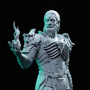 Ketheric Thorm de Baldurs Gate 3 (fan art) / Modelo completo o busto / Miniatura a escala 1:12 / h3LL Creator / Kit de modelo DIY
