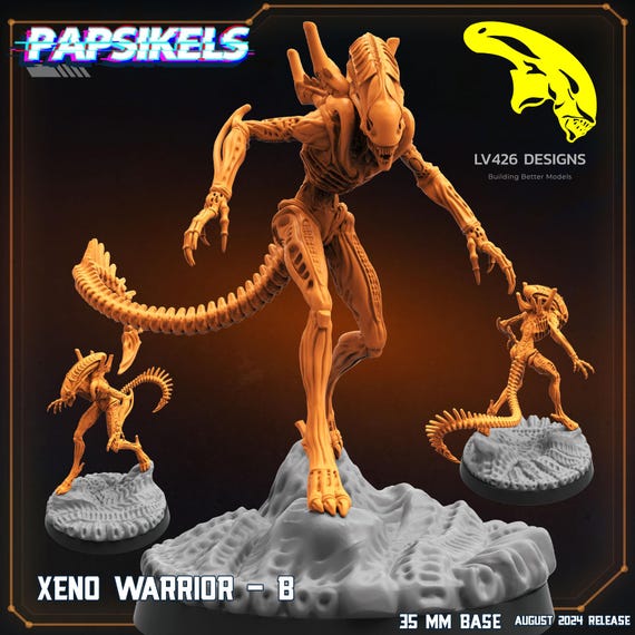 1000体限定！！ALIENS MICRO ALIEN WARRIOR Palisades ALIENS WARRIOR 4.5