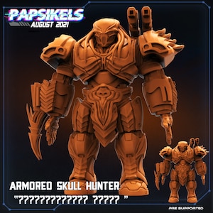 Skull Hunters Apex Armored Skull Hunter / Raging Storm, Papsikels, Resin - Tabletop miniature - 32mm
