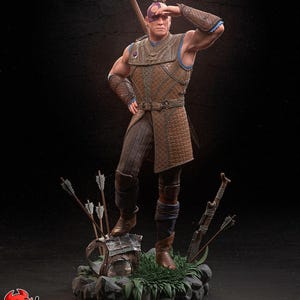 Minsc from Baldurs Gate 3 (fan art) | Full Model or Bust | Miniature scale 1:12 | h3LL Creator | DIY Model Kit