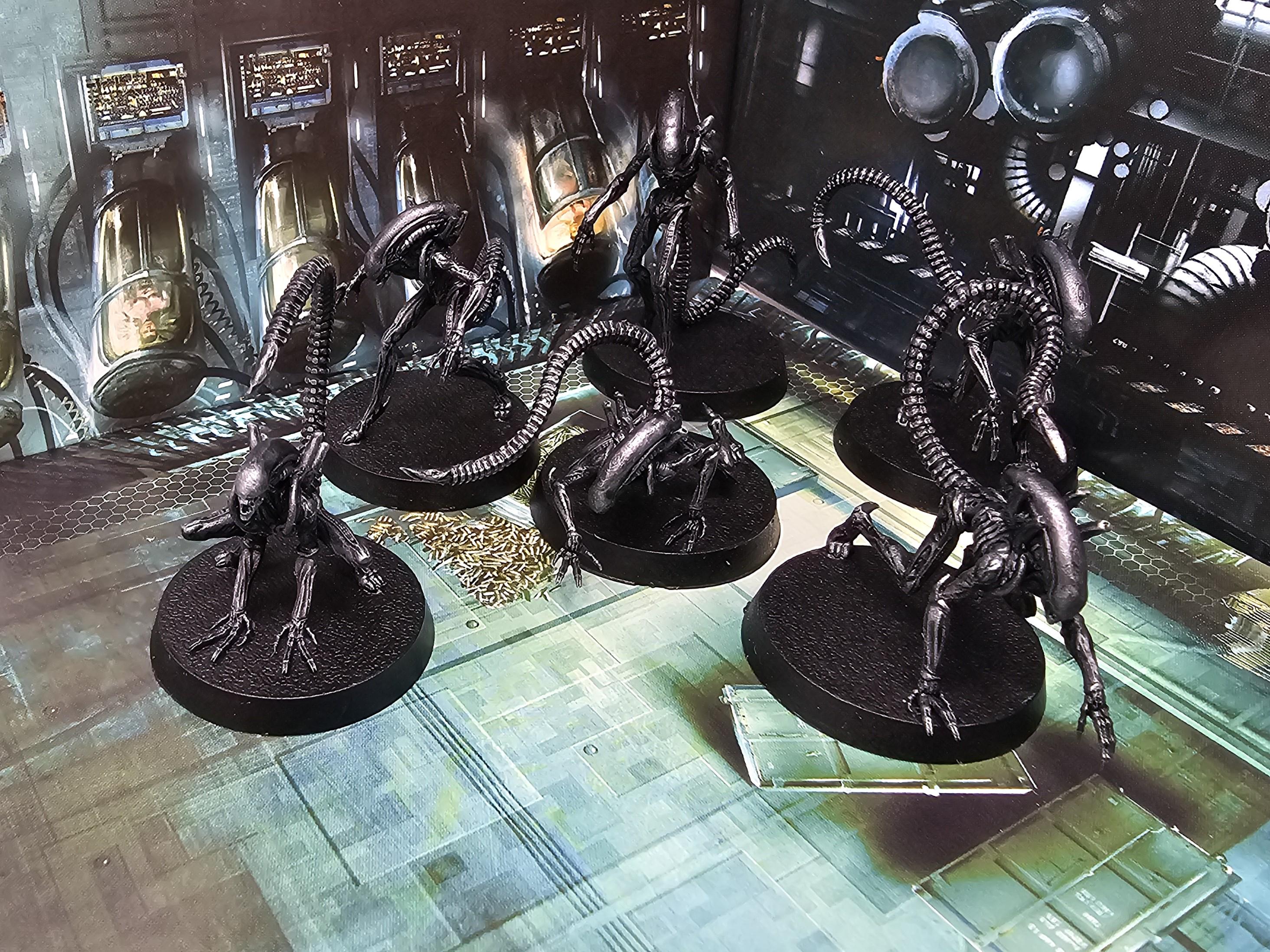Aliens Xenomorph Drones Resin Miniatures Papsikels - Etsy