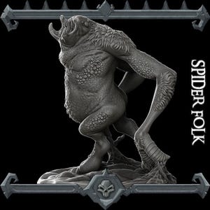 Spinnenvolk | Bonus | Raketen Schwein Spiele | Miniaturen für Tabletop Spiele. 28 mm bis 32 mm Resin für RPG, D&D, Dungeons and Dragons