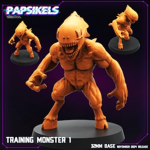 Cyberpunk, Training Monsters, Papsikels, 32mm Mini