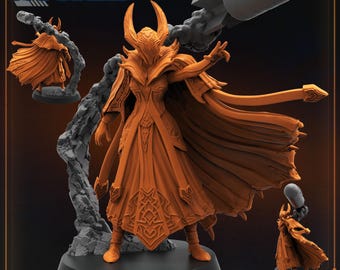 Siquijor Artillery Witch | Trench Crusade | Papsikels Fantasy, Resin Miniature - Tabletop miniature - Fantasy Miniature - 32mm