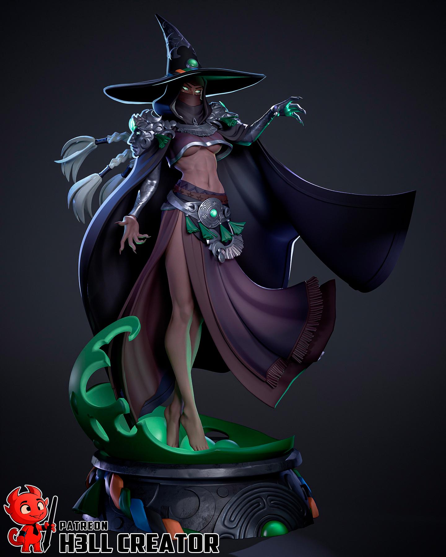 1/10 未塗装未組立 フィギュア ガレージキット ハデス II HADES ハデス2のヘカテ（ファンアート）｜フルモデルまたは胸像｜ミニチュア