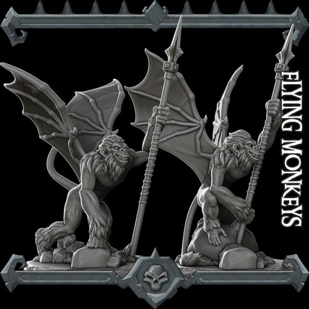 Flying Monkeys - Set of 2 | Bonus | Rocket Pig Games | Miniatures for ...