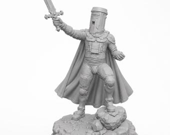 Count Binface Resin Printed TTRPG Fantasy Miniature