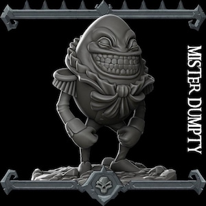 Herr Dumpty | Bonus | Raketen Schwein Spiele | Miniaturen für Tabletop Spiele. 28 mm bis 32 mm Resin Figuren für RPG, D&D, Dungeons und Dragons