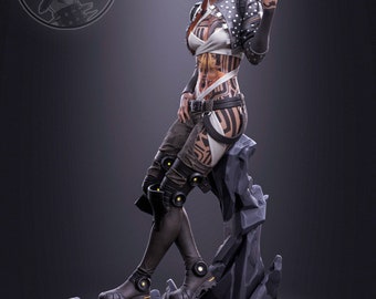 Jack from Mass Effect (fan art) | Miniature scale 1:15 | h3LL Creator | DIY Model Kit