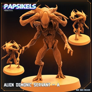 Xenomorph - Alien Demonic Servants | Papsikels, Resin Miniature - Tabletop  Miniature - 32mm