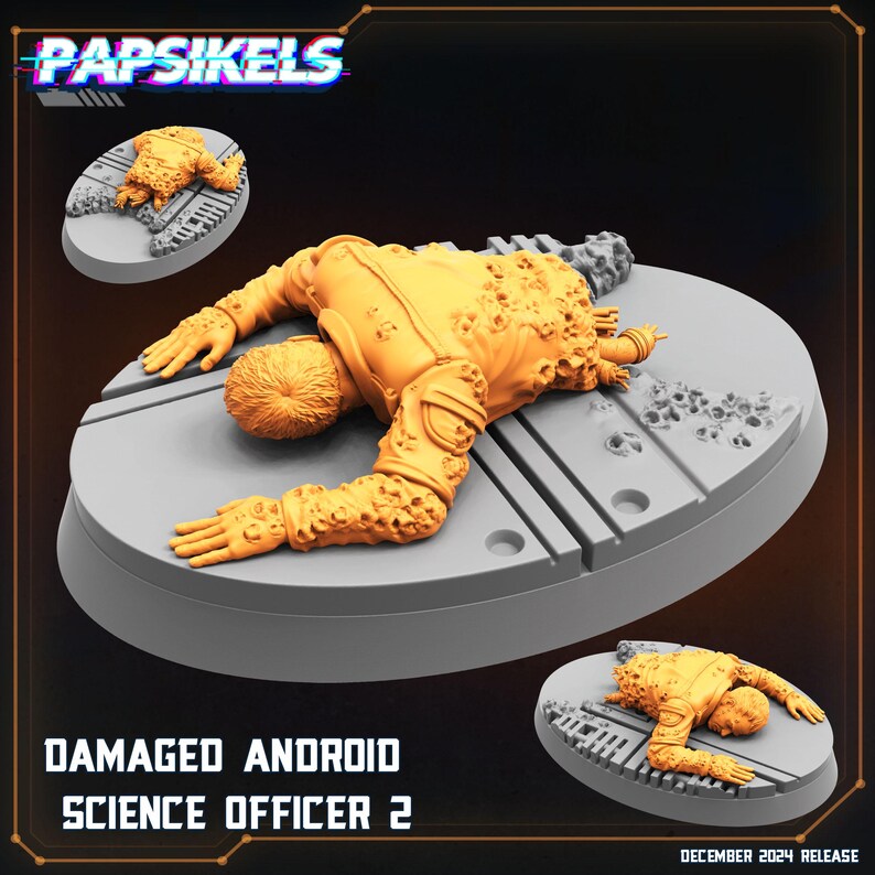 Aliens Vs Humans - Space Dead - Romulus - Damaged Android Science ...