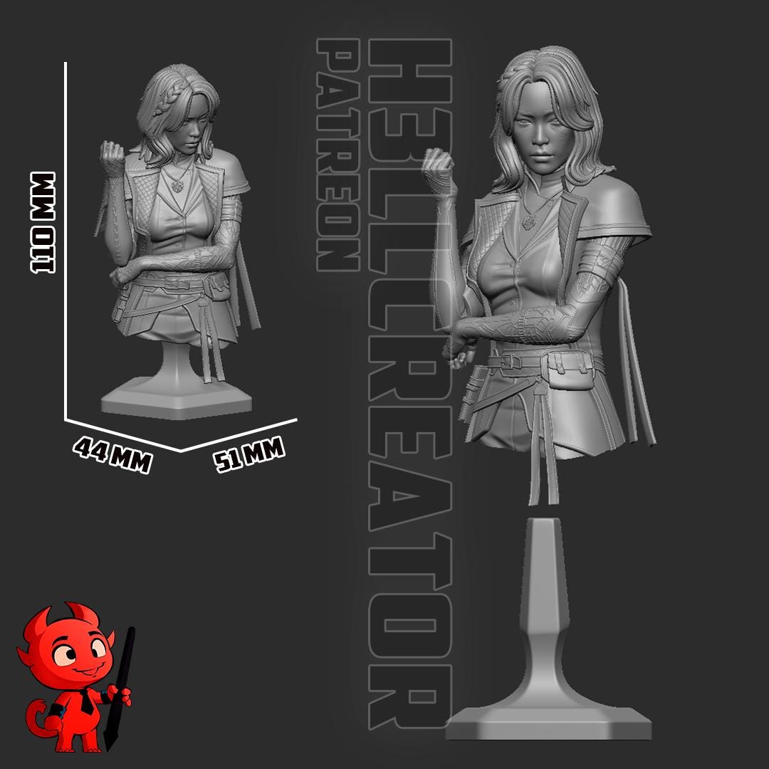 Lune From Clair Obscur Expedition 33 (fan Art) | Full Model or