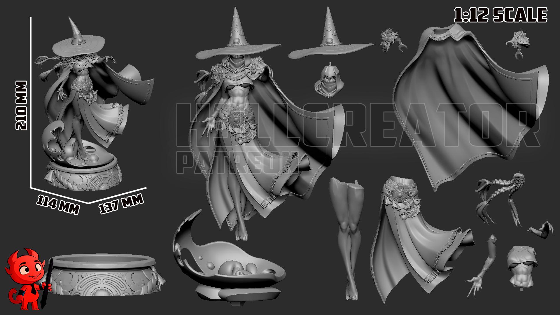 Hecate From Hades 2 (fan Art) | Full Model or Bust | Miniature